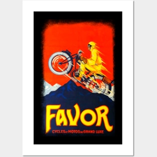 Legendary Motorcycle Company Favor motorcycles Posters and Art